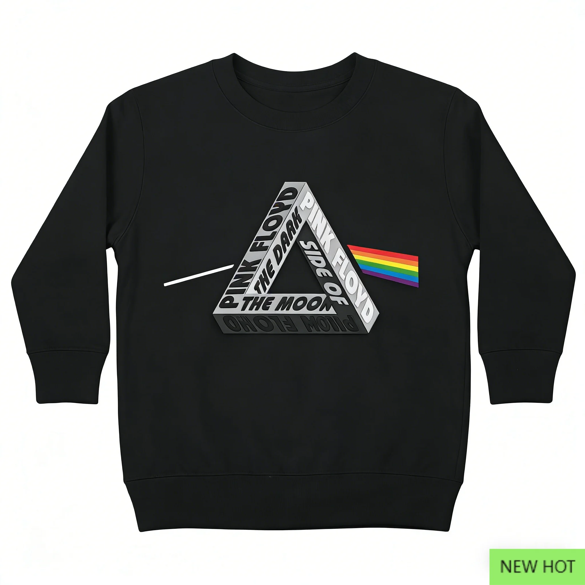 

Pink Floyd Dark Side of The Moon Crewneck, топ Psychedelic Rock, идеально подходит для любителей Великобритании Psychedelic Rock и Avant-Garde Vib