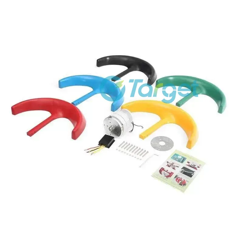 

Wind Turbine Generator Windmill 12V 48V Wind Generator Turbine Kit Free Energy Altern with Mppt Controller for Hybrid Home Use