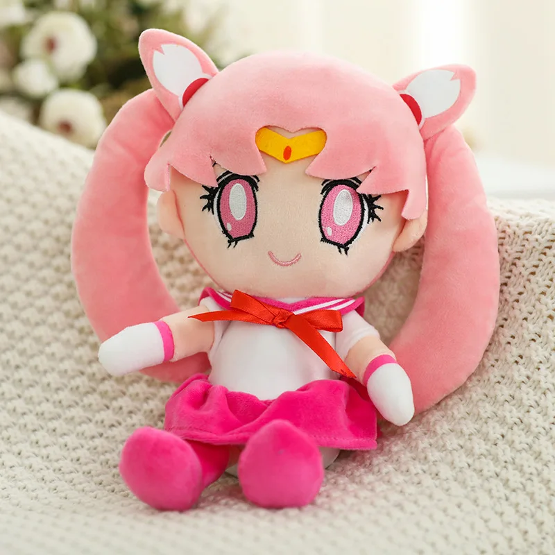 Hot Anime Sailor Moon Plush Toys Tsukino Usagi Kaiou Michi Stuffed Girlish Room Decor Stuffed Kawaii Pretty Gifts - view 4
