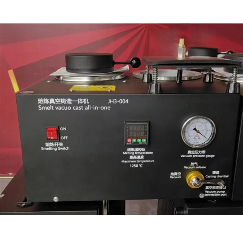 Máquina de Fundição de Jóias de Metal Precioso Vácuo e Equipamentos de Fusão Refino Ferramenta de Fundição de Jóias 13kg 220v 110v 1800w em 1