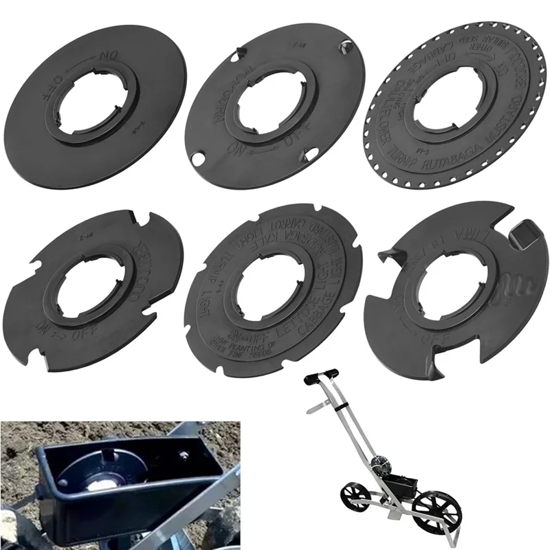 BHTS-60010 مجموعة أطباق البذور الاختيارية لآلة بذارة الحديقة E-Arthway 1001-B، تناسب الجزرة الخفيفة، طبق البذور الفارغة