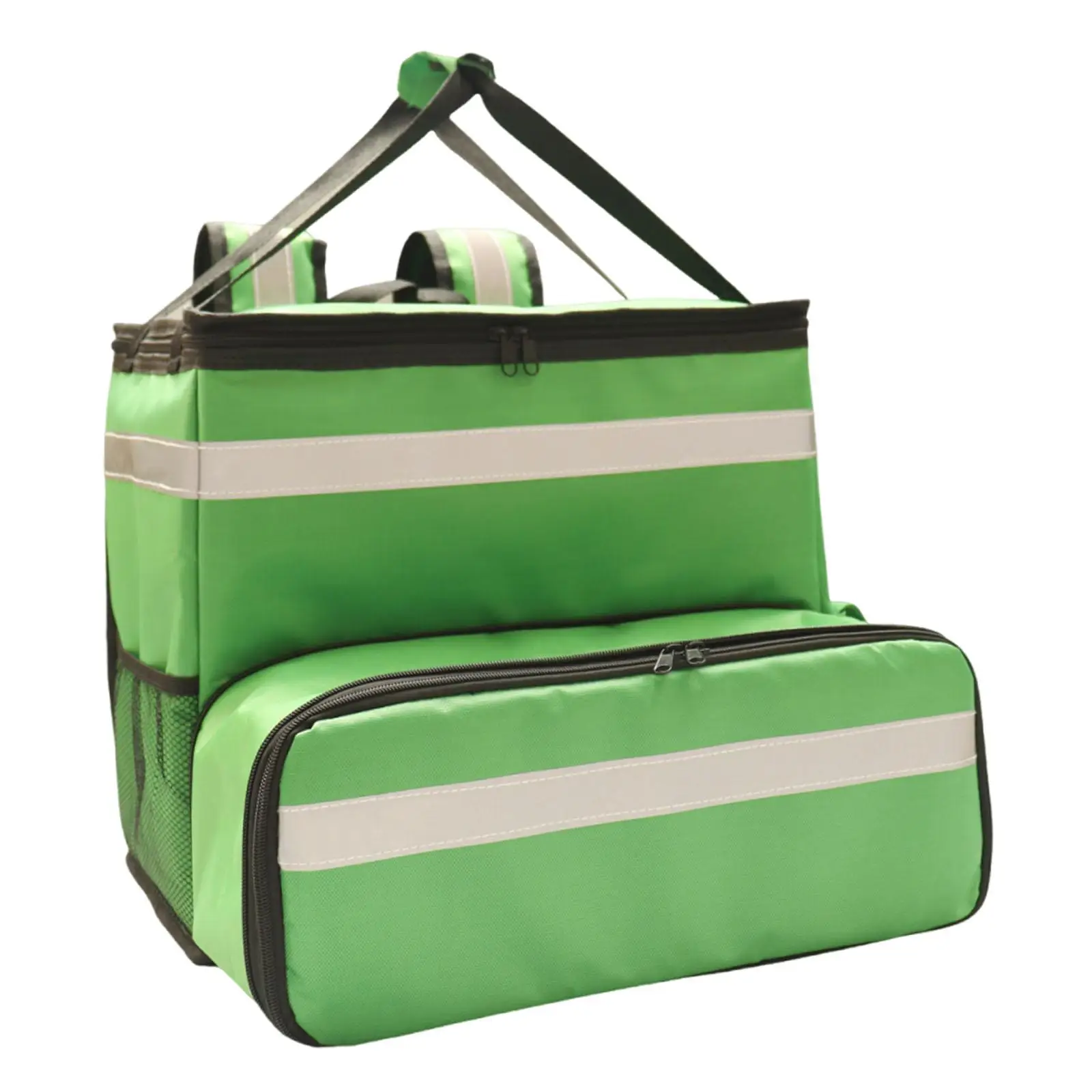 

Insulated Food Delivery Backpack Pizza Bag for Camping Picnics Bike Delivery