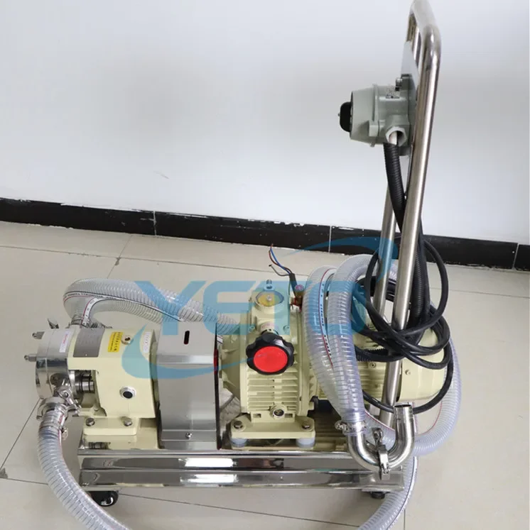 

Movle electric transfer rotor pump paste liquid thick cream lotion butter products feeding Lobe pump