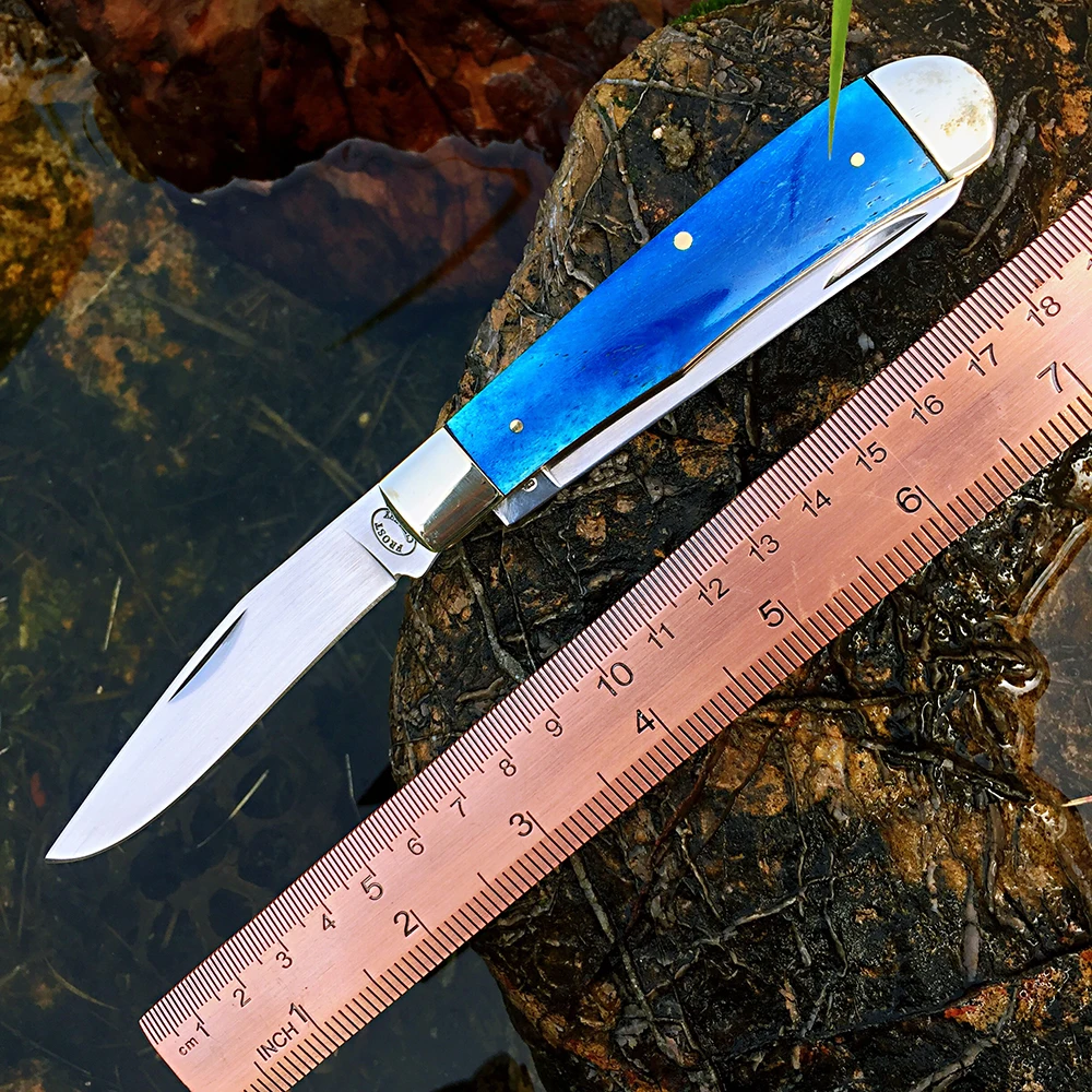 

Нож Watchman, складной карманный нож с несколькими лезвиями, классическое традиционное дерево, высокое качество