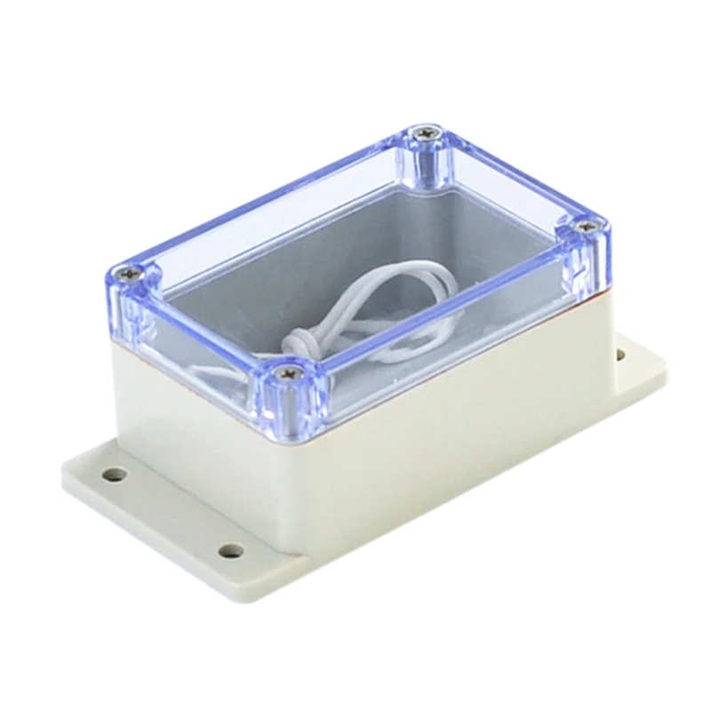 ABS Plastic Dustproof Waterproof IP66 Electrical Boxes Hinged Shell Outdoor Universal Project Enclosure Clear Cover