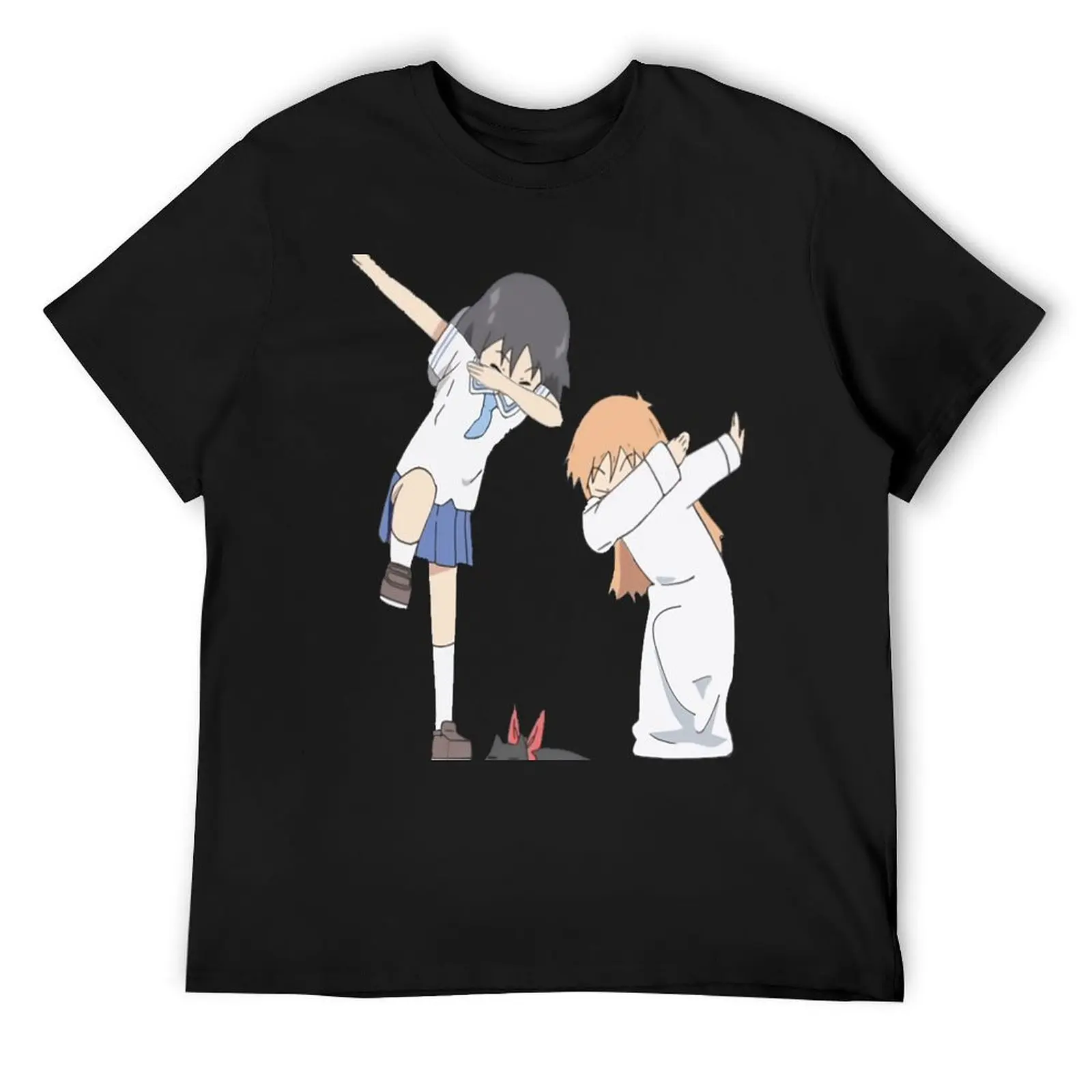 Shinonome Dab - Nichijou T-Shirt cotton graphic tees oversizeds black t-shirts for men