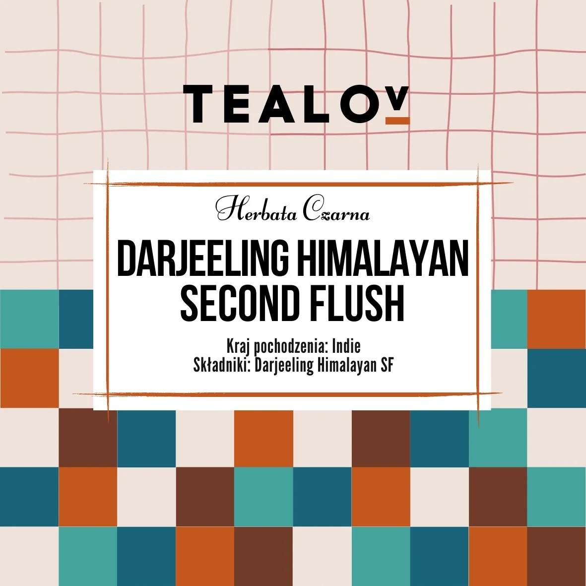 Herbata TEALOV czarna Darjeeling 50g