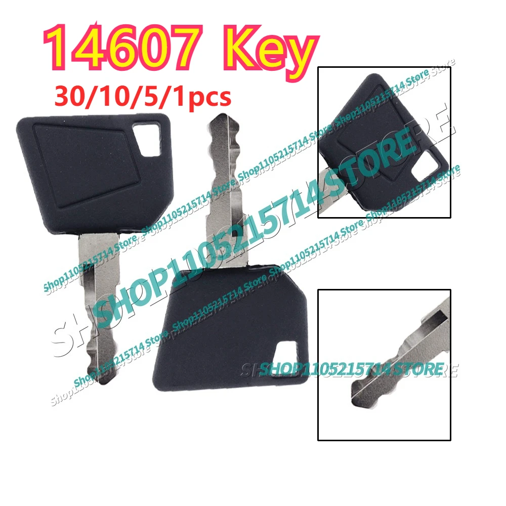 

30/10/5/1pcs Ignition Keys 14607 701 45501 for JSB 3CX Bomag Dynapac Terex Vibromax Ford Moxy Wacker Neuson Hamm Mini Excavator