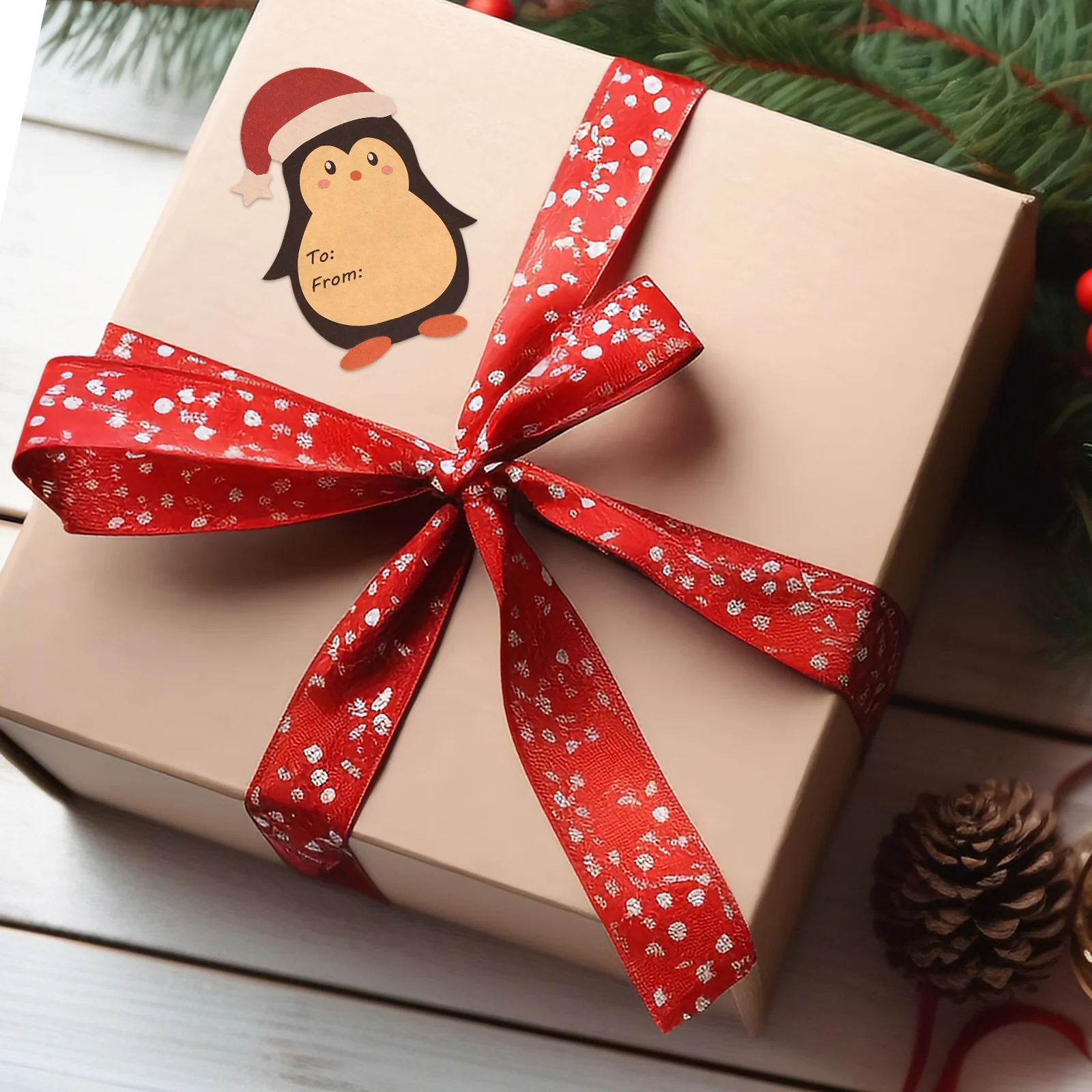 20 ورقة من ملصقات عيد الميلاد ذاتية اللصق، تصميمات ساحرة ممتعة، علامات هدايا عيد الميلاد الشخصية التي تعمل باللمس