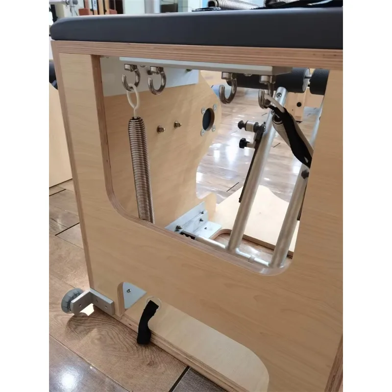 YTYIN Professional Home Gym Set | Oak Wood Pilates Reformer, Wunda Chair for Yoga & Workout view 4