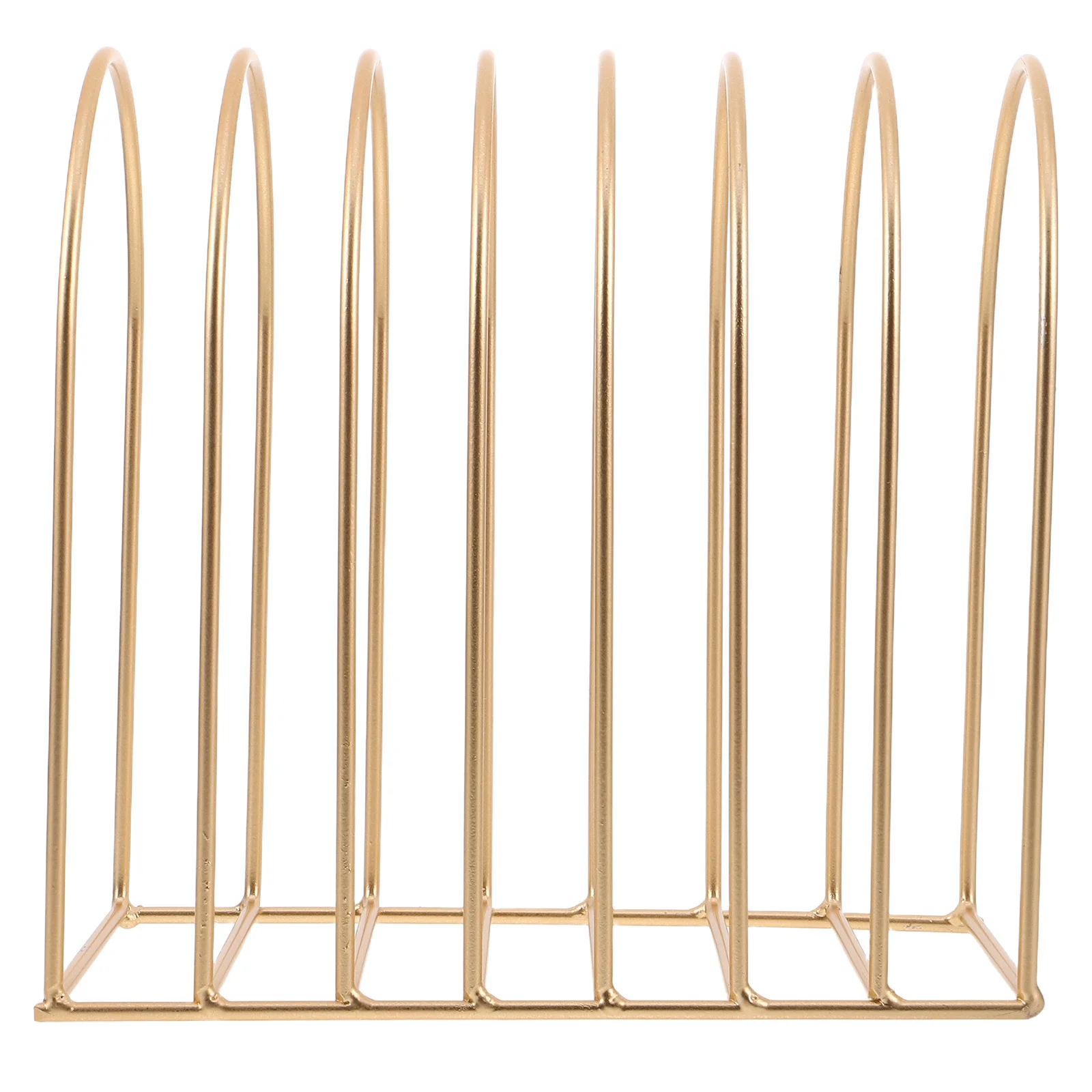 Desktop Creative Iron Magazine Holder Organizer for Office Dorm Bedside Small File Holder Storage Rack for Books