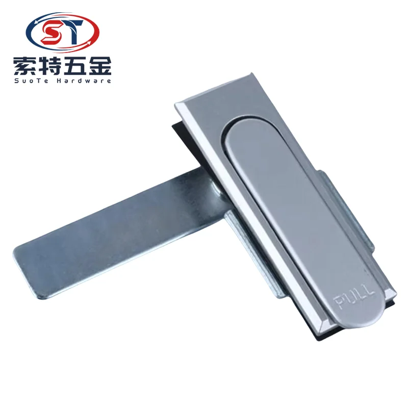 XK143W distribution box electric control  switch cabinet door equipment mechanical thin type flat 73mm extended latch lock