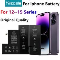 Xilecaly Real High Capacity Battery For iPhone 15 Pro 14 13 12 Pro Max 13 12 Mini Phone Replacement Batteries Warranty One Year