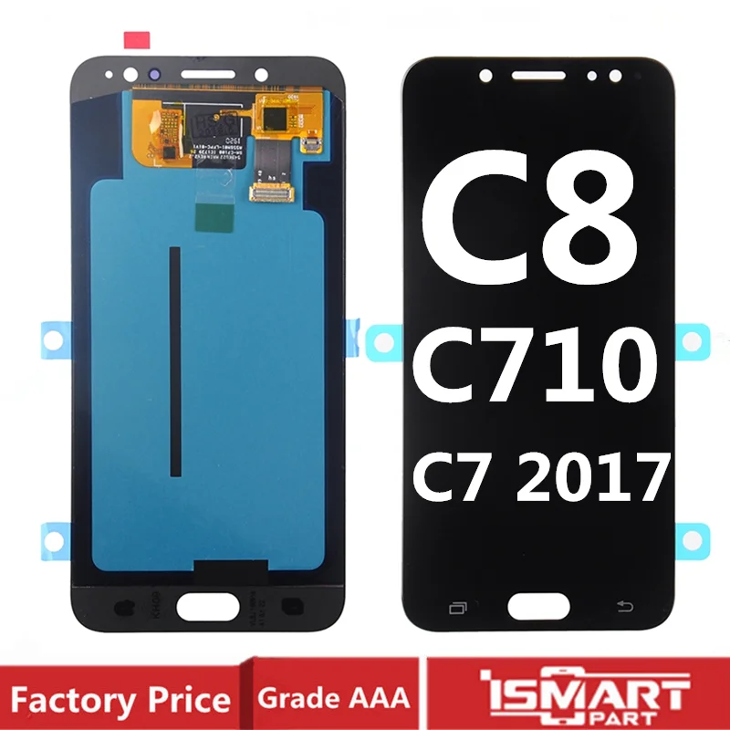 

C710 LCD For Samsung Galaxy C7 2017 C8 C7100 Display Touch Screen Digitizer Assembly Replacement C710F/DS Black