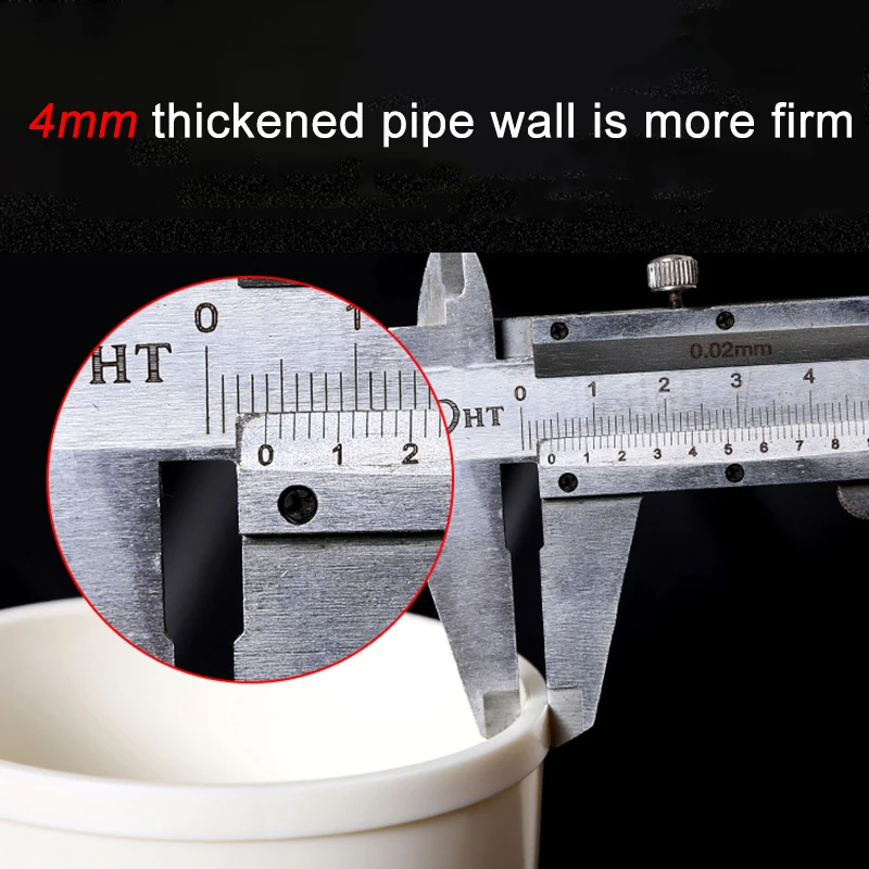 Y Piece 4inch Duct Connector 3 Ways Splitter For Ventilation Tube - ABS 100mm