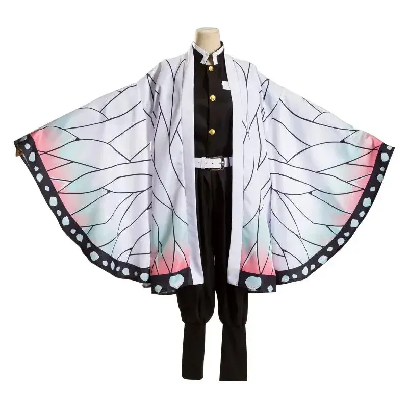 

New 2025 Demon Slayer Kanae Cosplay Costume Adult Kids Anime Kimetsu No Yaiba Shinobu Kochou Halloween Clothes Wig ★ ★ ★ jj.