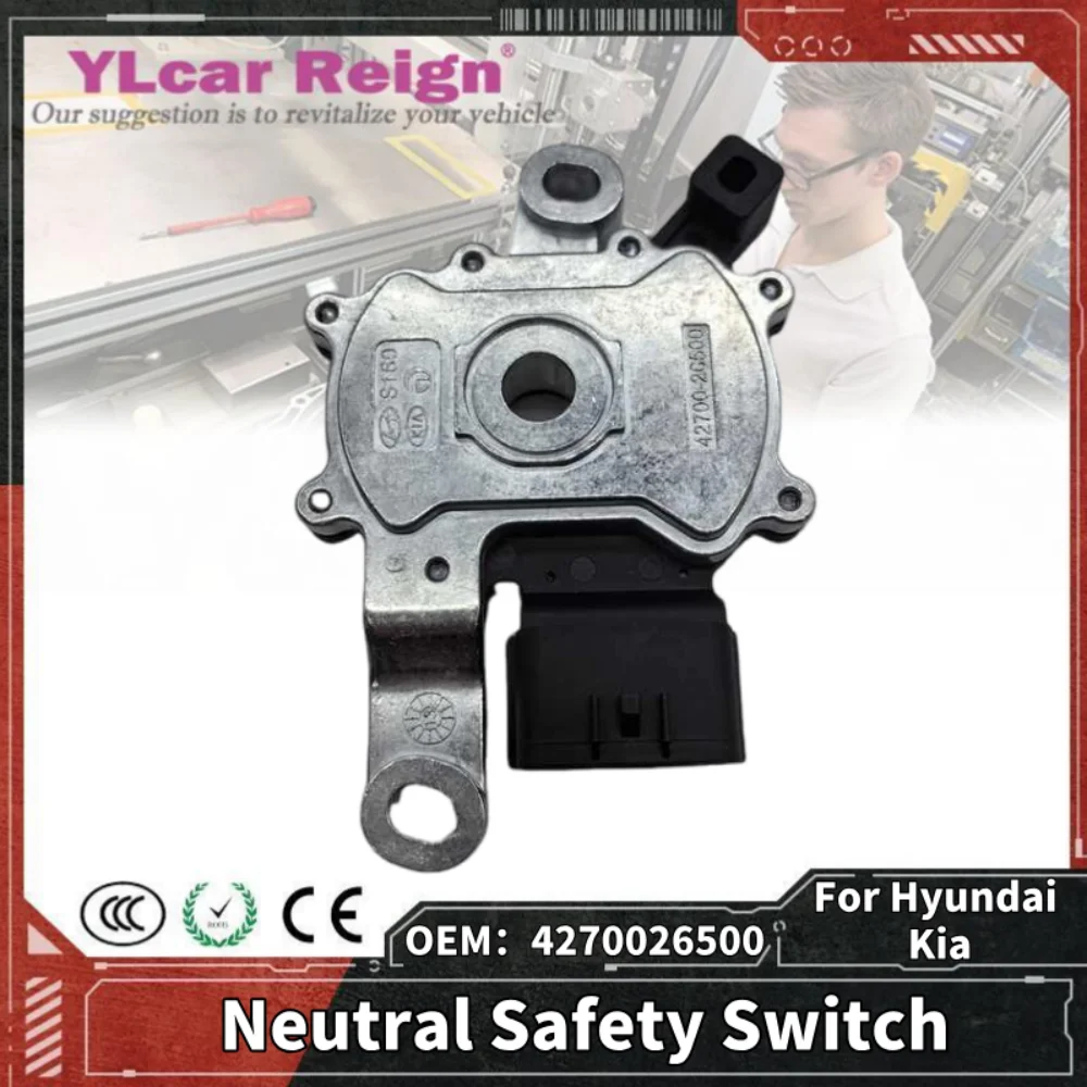 

A6GF1 Нейтральный защитный переключатель передач 42700-26500 4270026500 Для Hyundai Kia Accent Elantra Sonata Tucson 2011-2020 автомобильные аксессуары