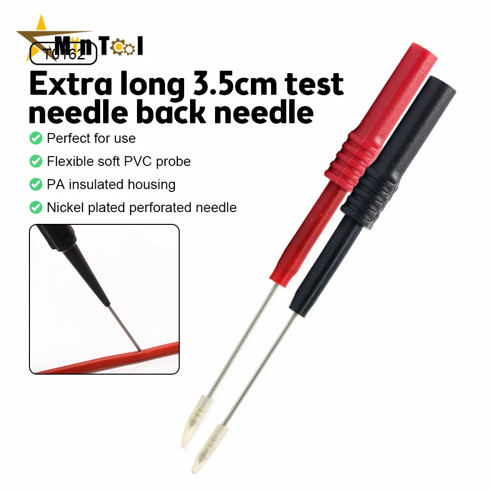 P5009 Soft PVC Insulation Piercing Needle Non-destructive Multimeter Test Probes Measuring Tool Accessories