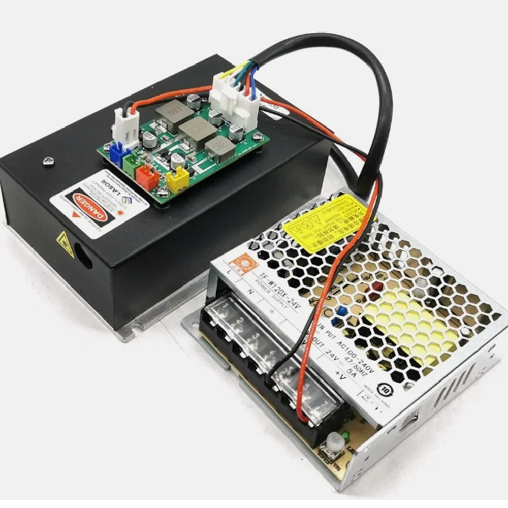 RGB 10W 638nm-3w/ 520nm-3w/450nm-4.5w white light Module Color Laser Analog DC24V