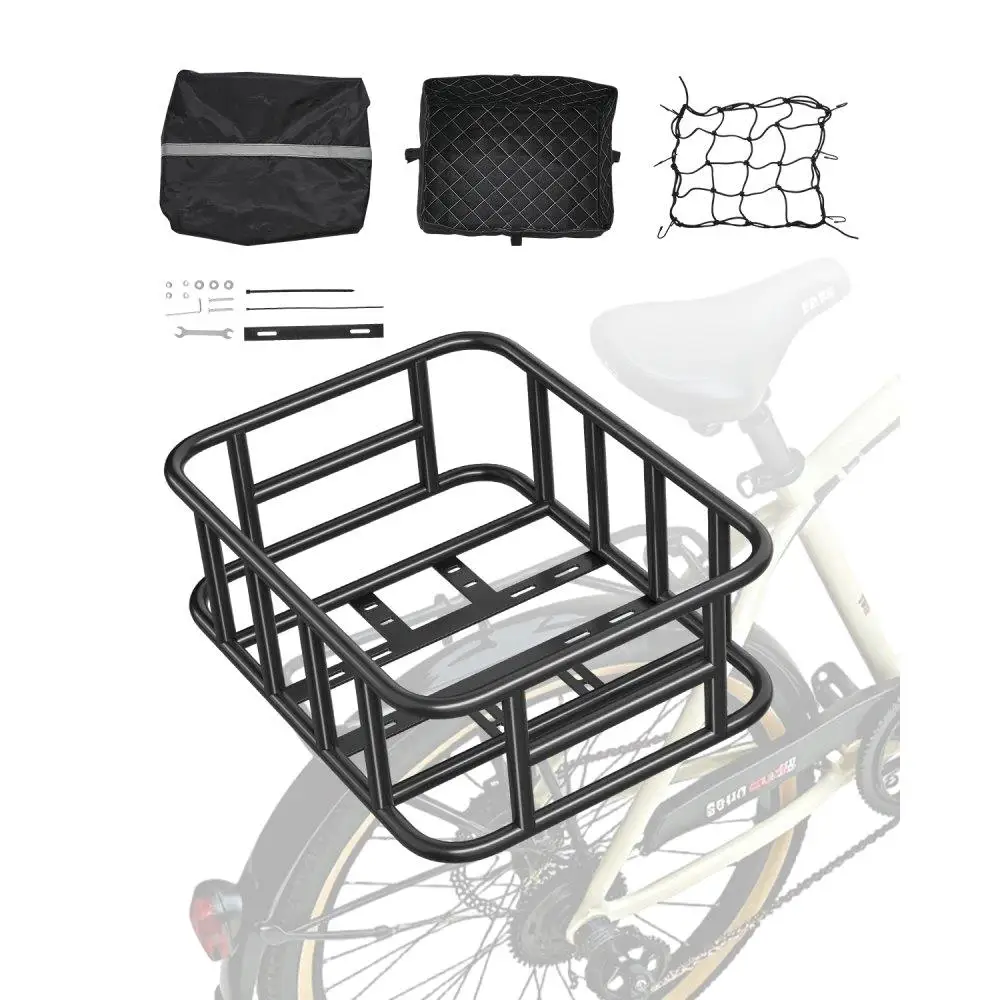 

Rear Bike Basket Medium Basket Cargo Net Rainproof Cover Liner