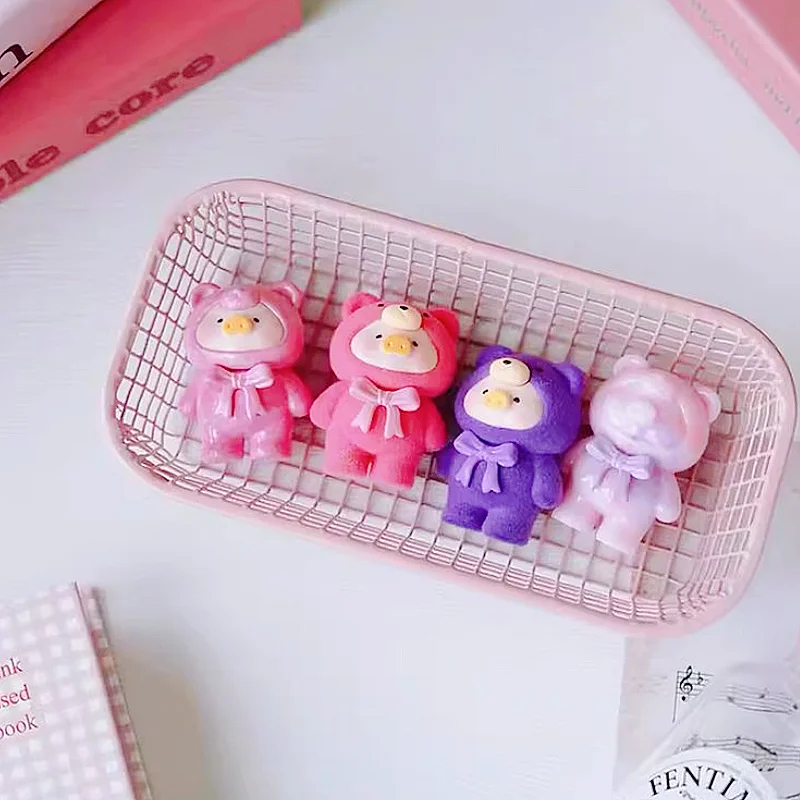 

Pig Lulu Teddy Mini Blind Bag Cute Beans Ore Collection Trendy Play Ornament Collectible Gift Kids And Adults