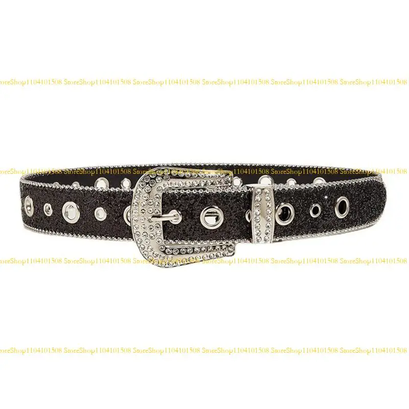 15yc Shinning Buckle Buckle Belts for Jeans قابلة للتعديل حزام قابلة للتعديل ل Cowboy Cowgirl المراهقين الجينز تنورة