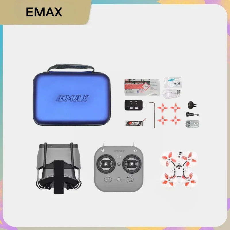 

EMAX Tinyhawk III RTF FPV Racing Drone w/Controller & Goggles, F4 15000KV 1-2S, 25-200mW VTX, FrSky D8 Ready to Fly Kit