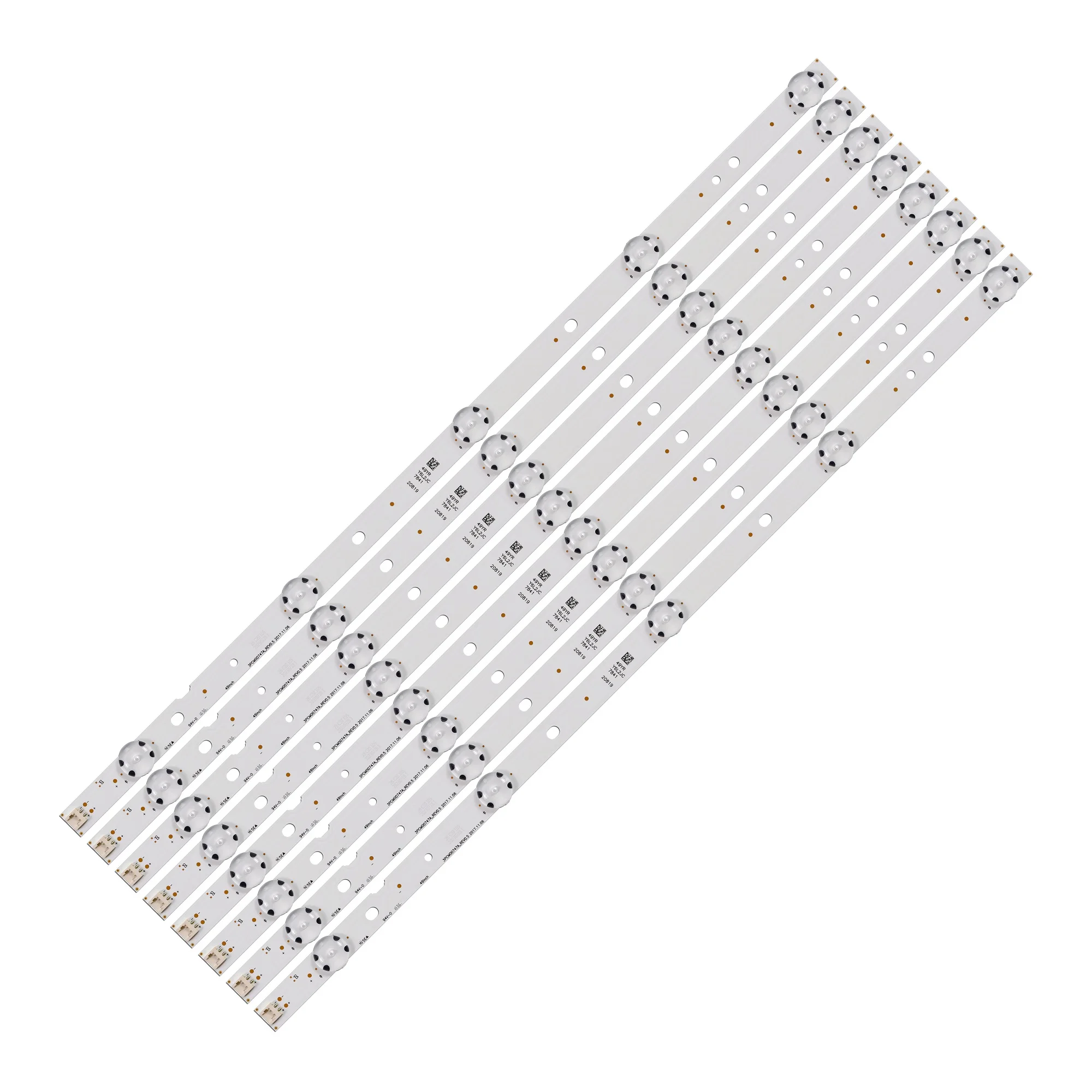 LED backlight strip 5leds for Innotek 49inch REV0.4 TX-49DS500E TX-49ES400B TX-49DS500B TZLP151KHAB6 TZLP151KHAB1