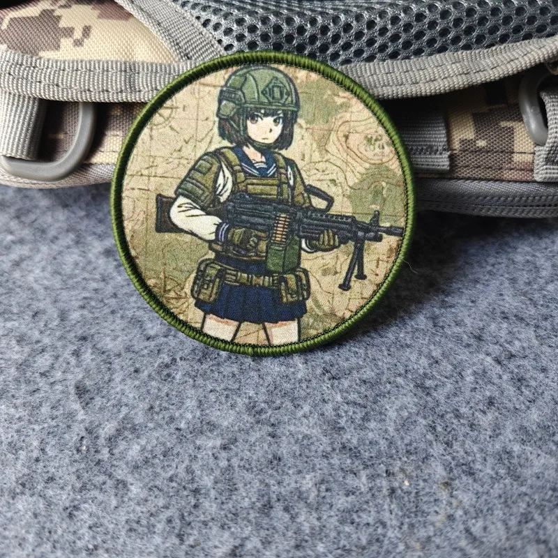 2026 Neue Aufnäher, Anime-Moralbadges, für Kleidung, Hüte, Rucksäcke, etc., mit Klettverschluss