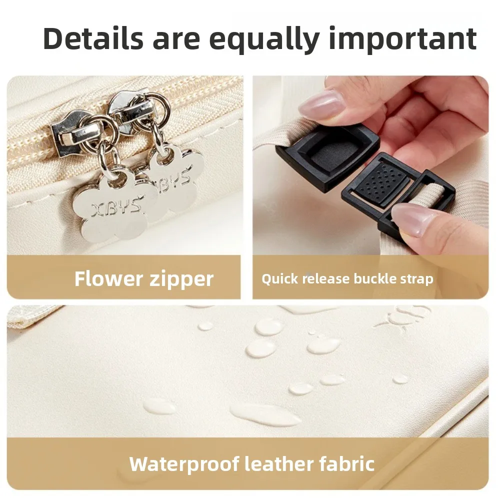 65/75/87/98 Keys Mechanical Keyboard Storage Bag Thickened Fabric Large Capacity Keyboard Protective Bag Portable PU Leather