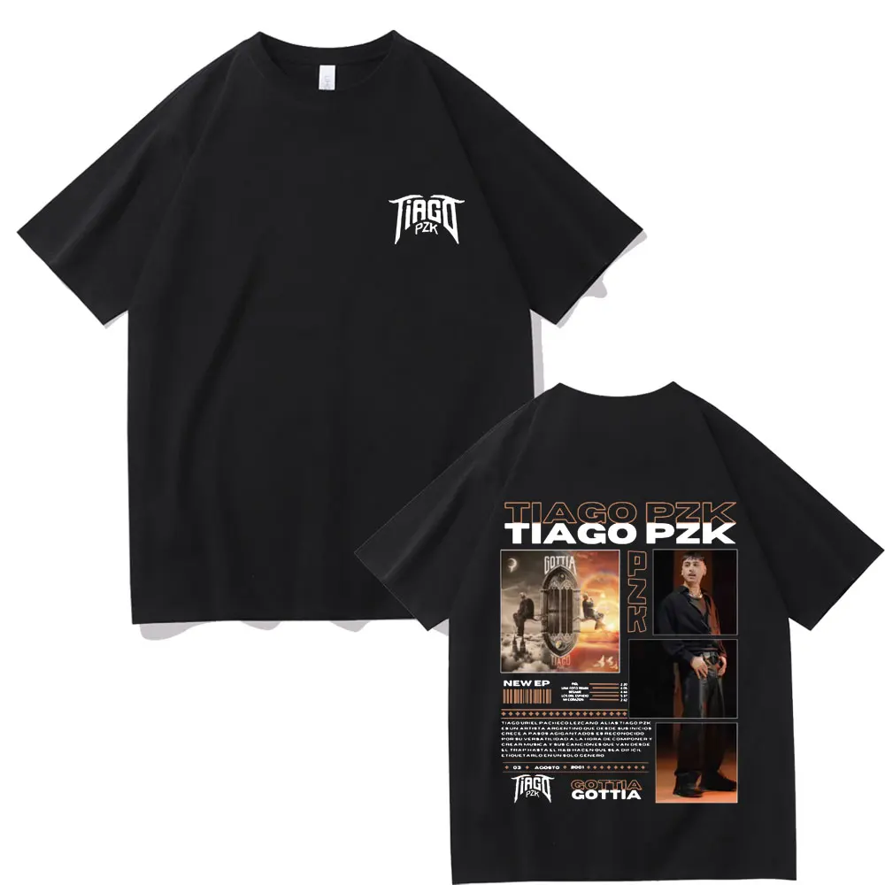 Rapper Tiago Pzk Gottia Graphic T-shirts Men Women Fashion Hip Hop Trend Tshirt Men's Crewneck Oversized Short Sleeve T Shirts