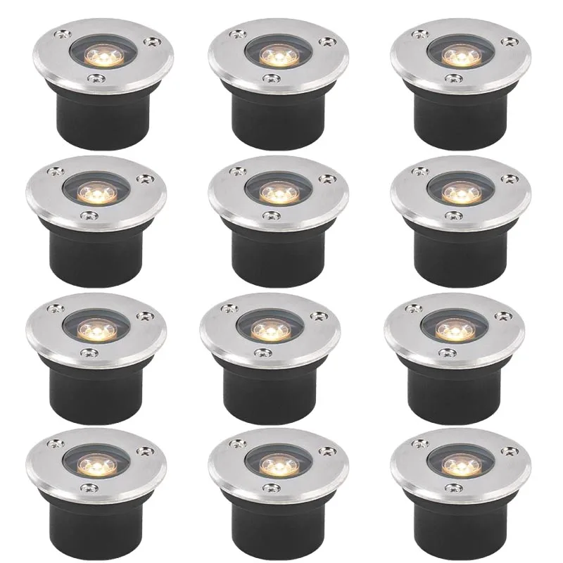 Outdoor Waterproof Led Spot IP67 Garden Border LED Underground Light 6W 10W 12W Subordinates Landscape Stairs Floor Light