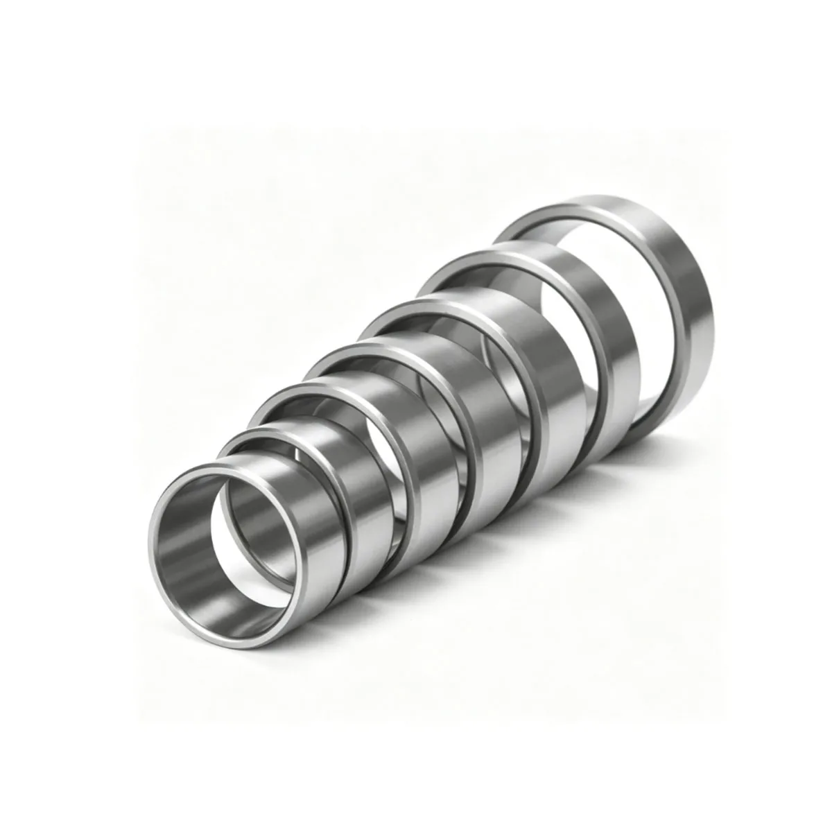 2Pcs GRC15 Bearing Steel Guide Sleeve Unthreaded Hollow Round Spacer Bushing ID 10mm 11mm Wear Resistant Stand Off Length 2-89mm