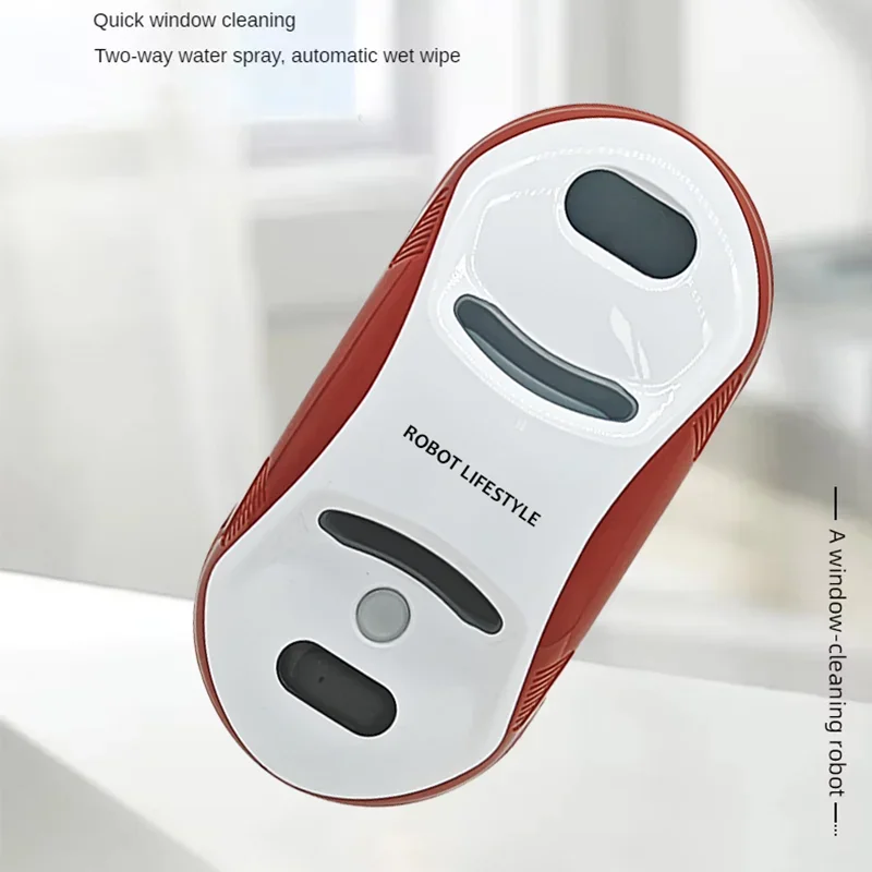 Automatic Glass washing Robotic Windows Cleaner Route Planning, Two Water Tank, Power-off Protection, Remote Control