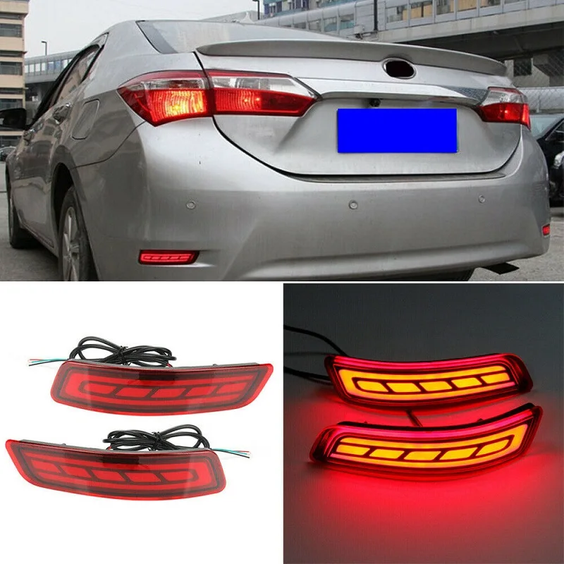 

2 шт., отражатель заднего бампера для Toyota Corolla Altis 2014 2015 2016 2017