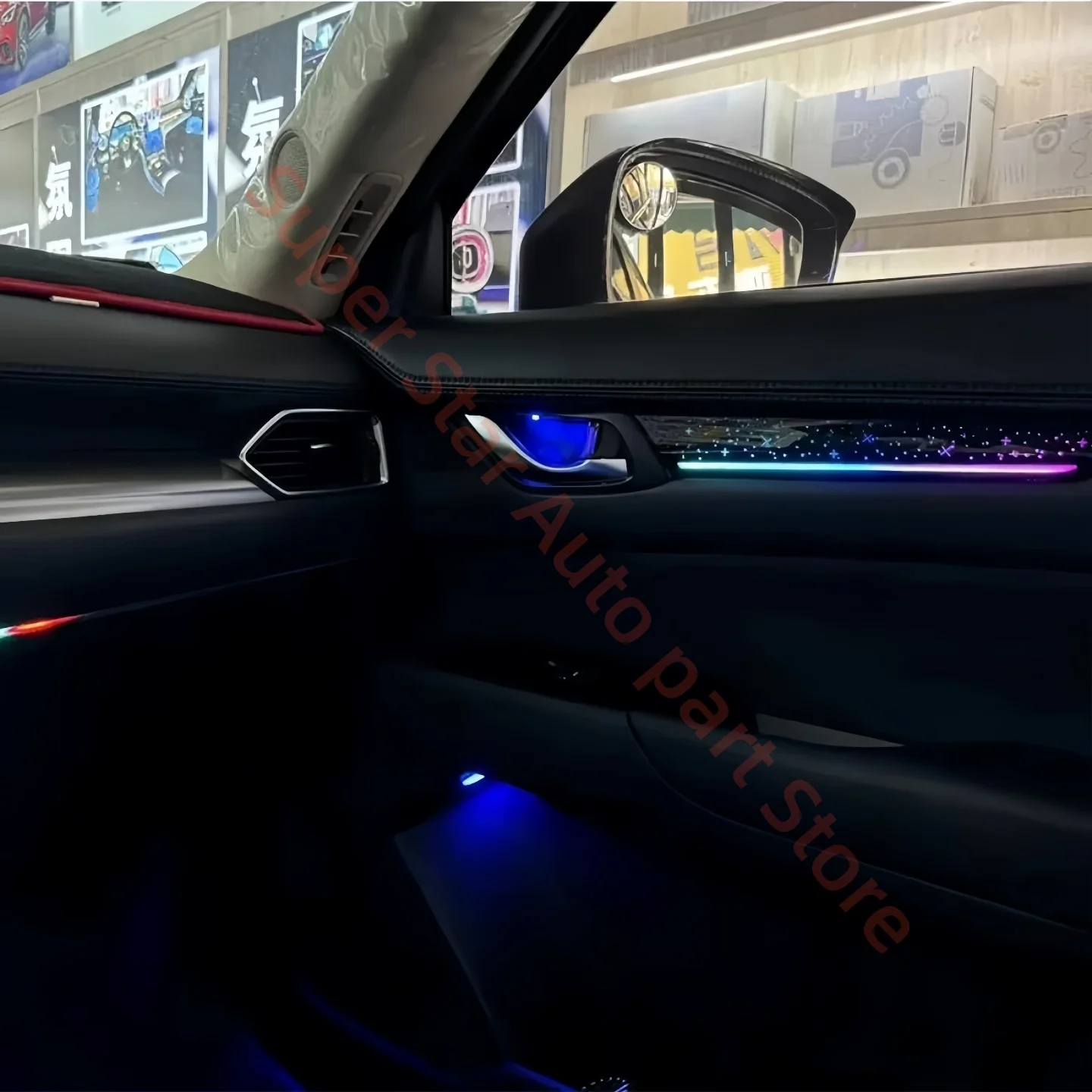 

For Mazda CX-5 CX5 2017-2024 LED Ambient Light Automotive Interior lighting upgrade Car accessories Starry sky decorative panel