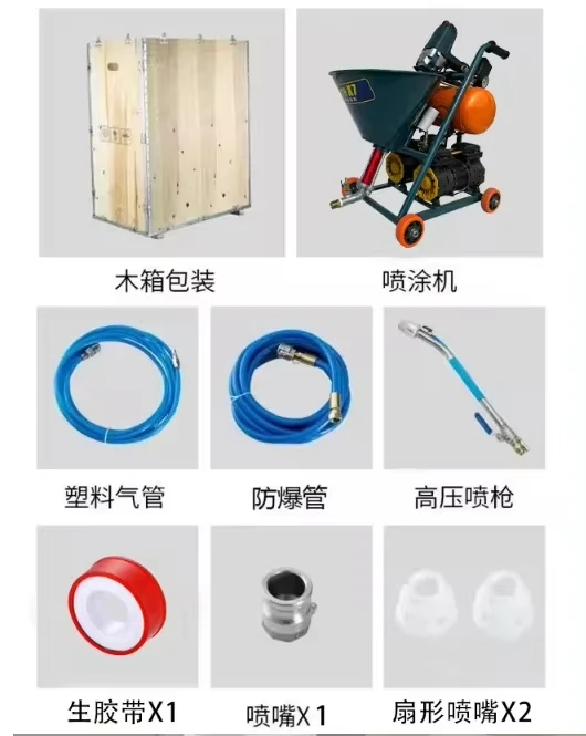 Pneumatic -based Polyurethane Waterproof Material Coating Sprayer Slurry Injection Machine Multi-function Epoxy Resin Sprayer