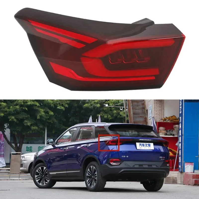 

For FAW Besturn T77 2019 2020 2021 Car Accessories rear tail light assembly brake light reversing light taillight with rhythm