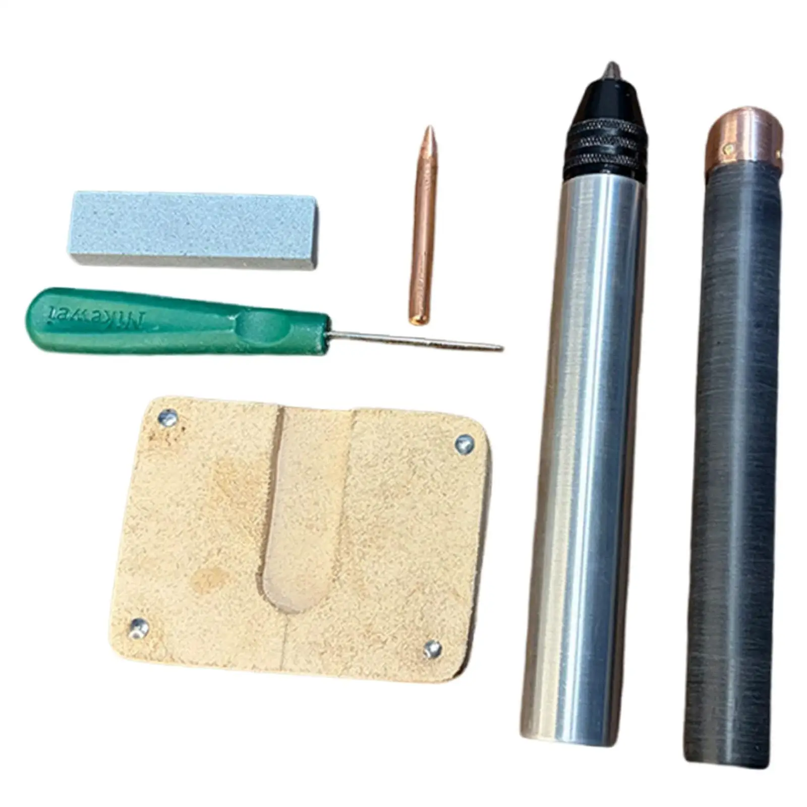 

Lithic Knapping Tool Crafting Abrading Strip Accessories Premium Copper Professional Crystal Stones Age Toolkit