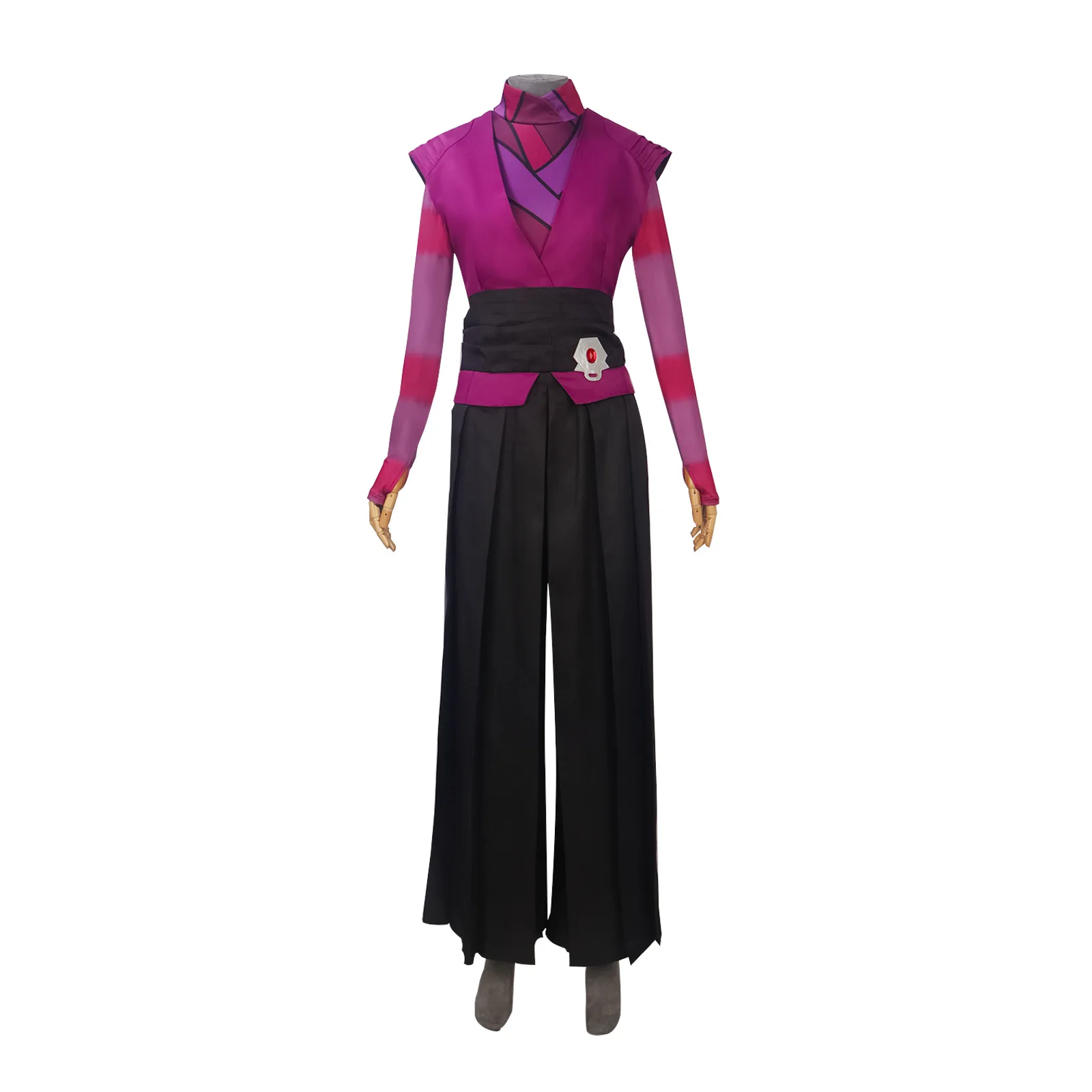 

Halloween cross-border Morgan cosplay costume red set role-playing cosplay dress-up suit
