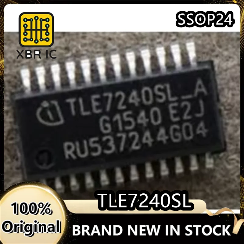 

(15/40 pieces) TLE7240SL-ATLE7240 SSOP24 Automotive BCM computer commonly used vulnerable driver chip New original spot