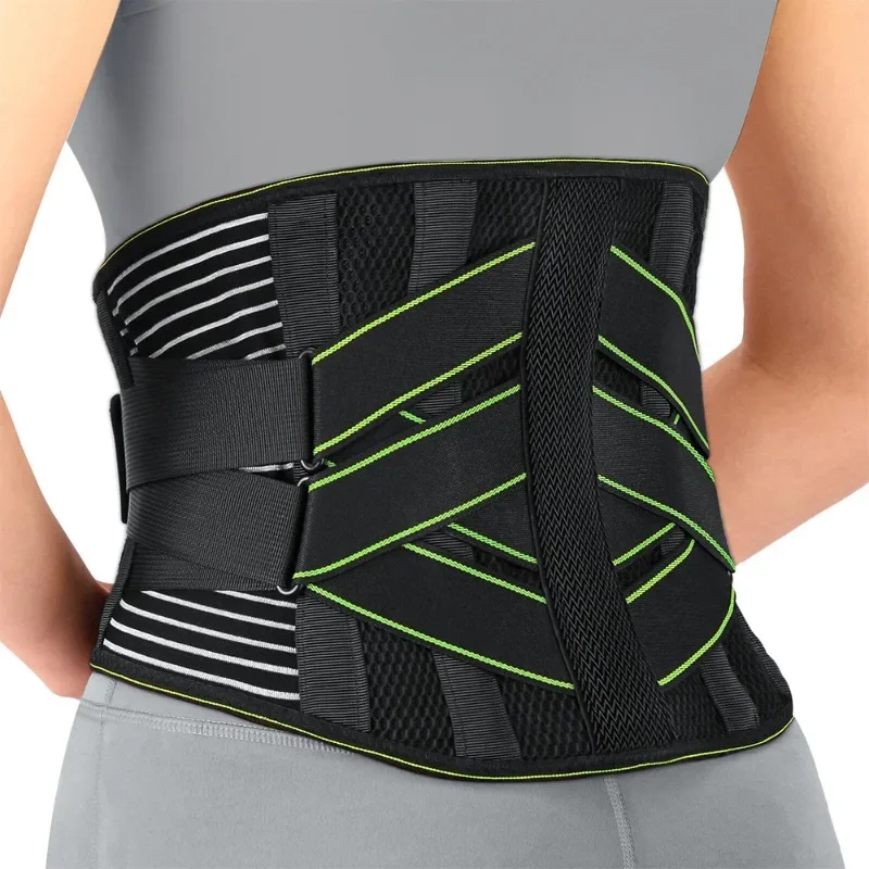 

Men's and women's breathable sports waist protection waist support strength double pressure waist belt running fitness belt