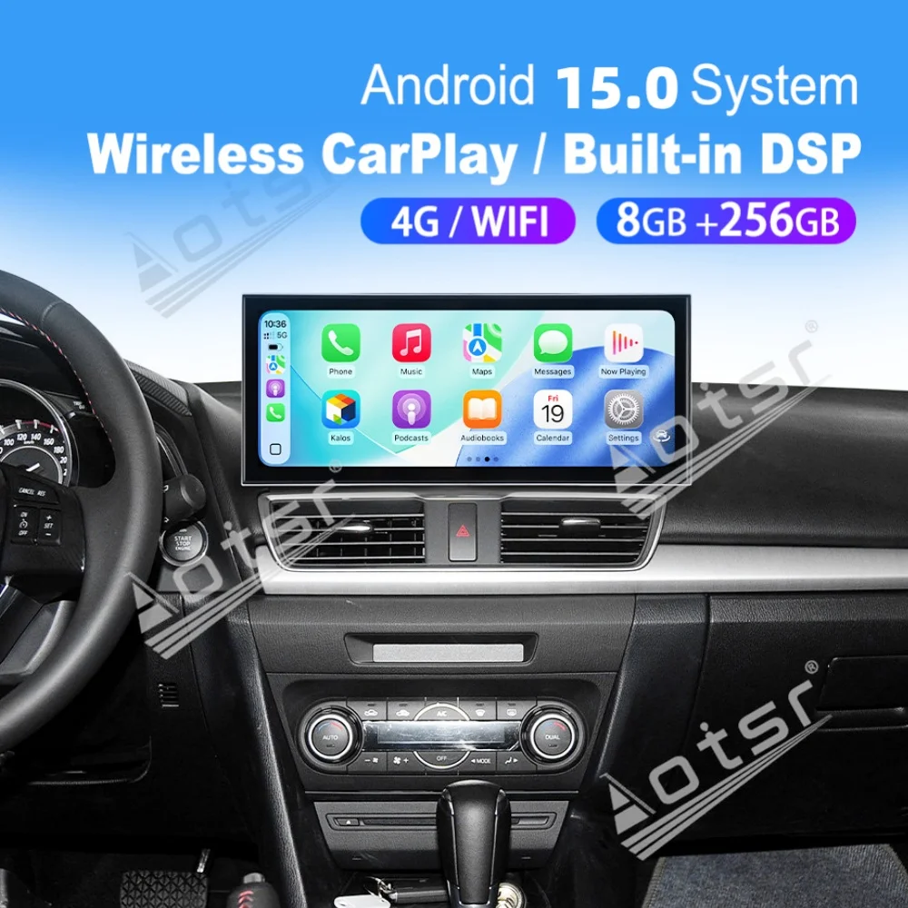 

15.8” Android 15 Qualcomm Carplay Car Radio For Mazda 3 Axela 2014~2019 Car Autoradio Multimedia Player GPS Navi Head Unit