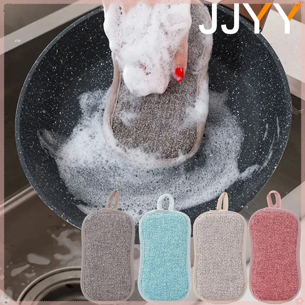 JJYY Emery Sponge Magic ผ้าทําความสะอาดแผ่นกําจัดสิ่งสกปรกอเนกประสงค์สําหรับหม้อสนิมและการปนเปื้อน