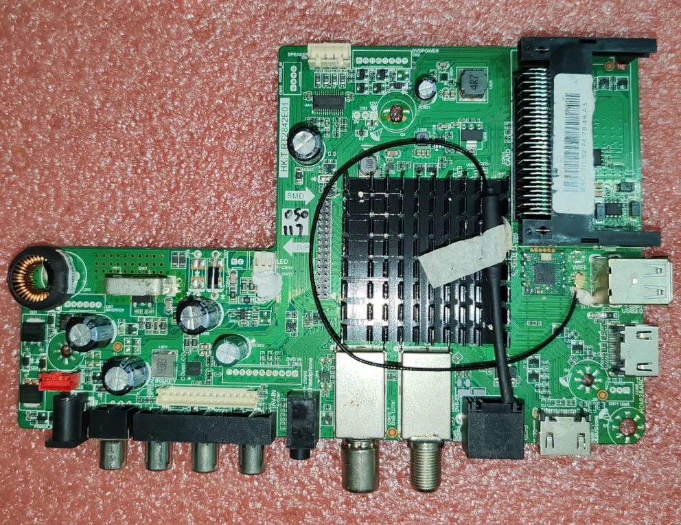 HK.T.RT2842E01   LED TV motherboard Physical photo for 1920X1080 52--61.2V  280ma Physical photos, tested well