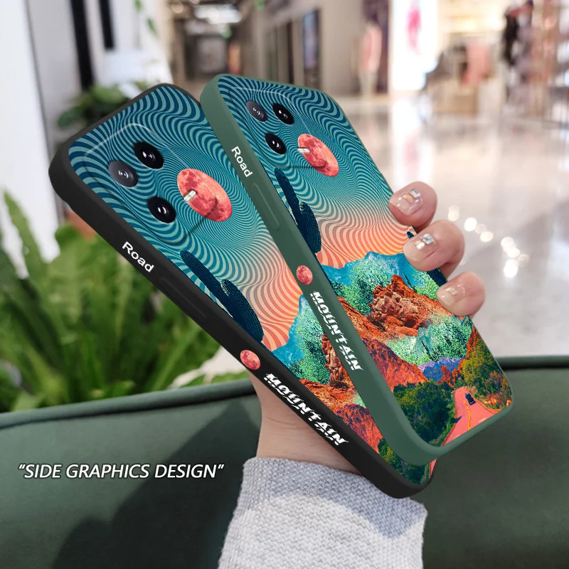 Spiral Highway Phone Case For Xiaomi Mi 14T 14 13 13T 12 12X 12T 12S 11 11T Ultra 10 10T 9 9T 9SE Pro Lite Liquid Silicone Cover image 3