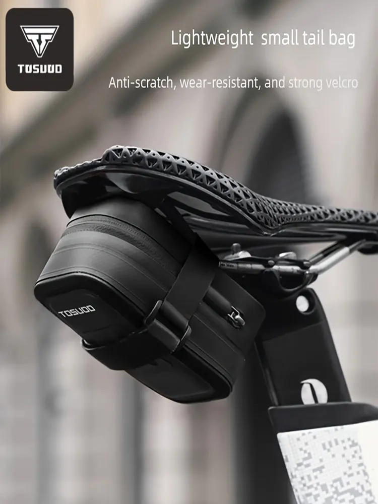 AliExpress TOSUOD Waterproof Bike Saddle Bag, Small Reflective Rear Tail Pack with Tool Kit for MTB Road Bicycle Riding Equipment