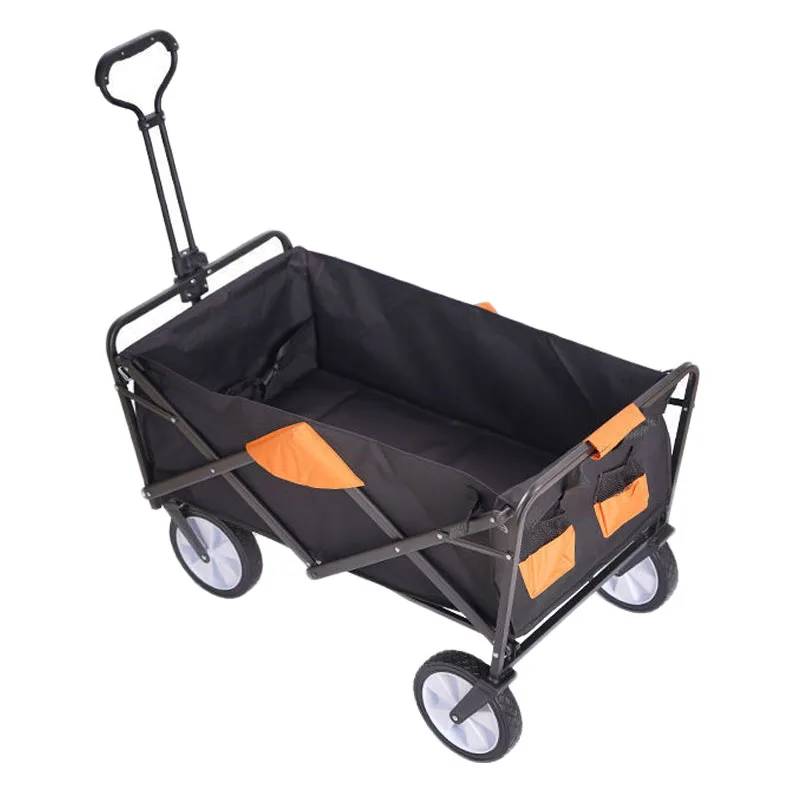 

Hot Sale Outdoor Garden Multipurpose Micro Collapsible Foldable Utility Beach Trolley Cart Camping Folding Wagon