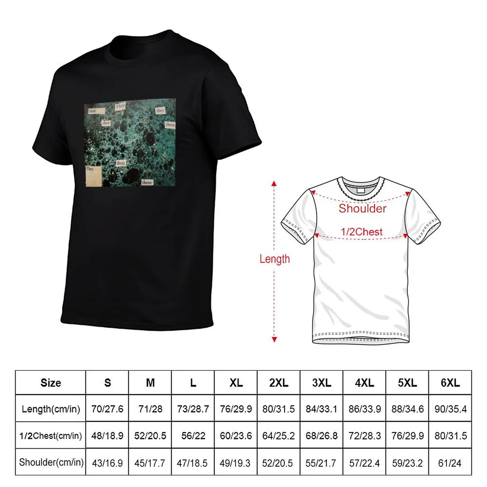 THEY THEM T-Shirt graphic tee shirt korean fashion cute clothes shirts graphic tee men