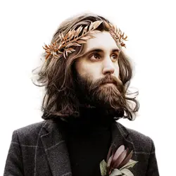 Woodland Leaf Crown Medieval Laurel Headband Greek Forest Headpiece Elf God Circlet for King Men Adult Renaissance Toga Cospay